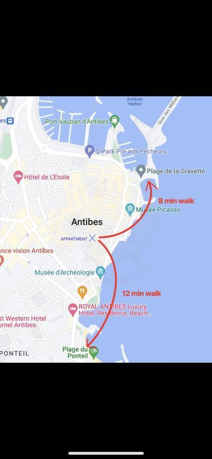 Superbe 2P Mezzanine Au Coeur Du Vieil Antibes Apartment Ngoại thất bức ảnh